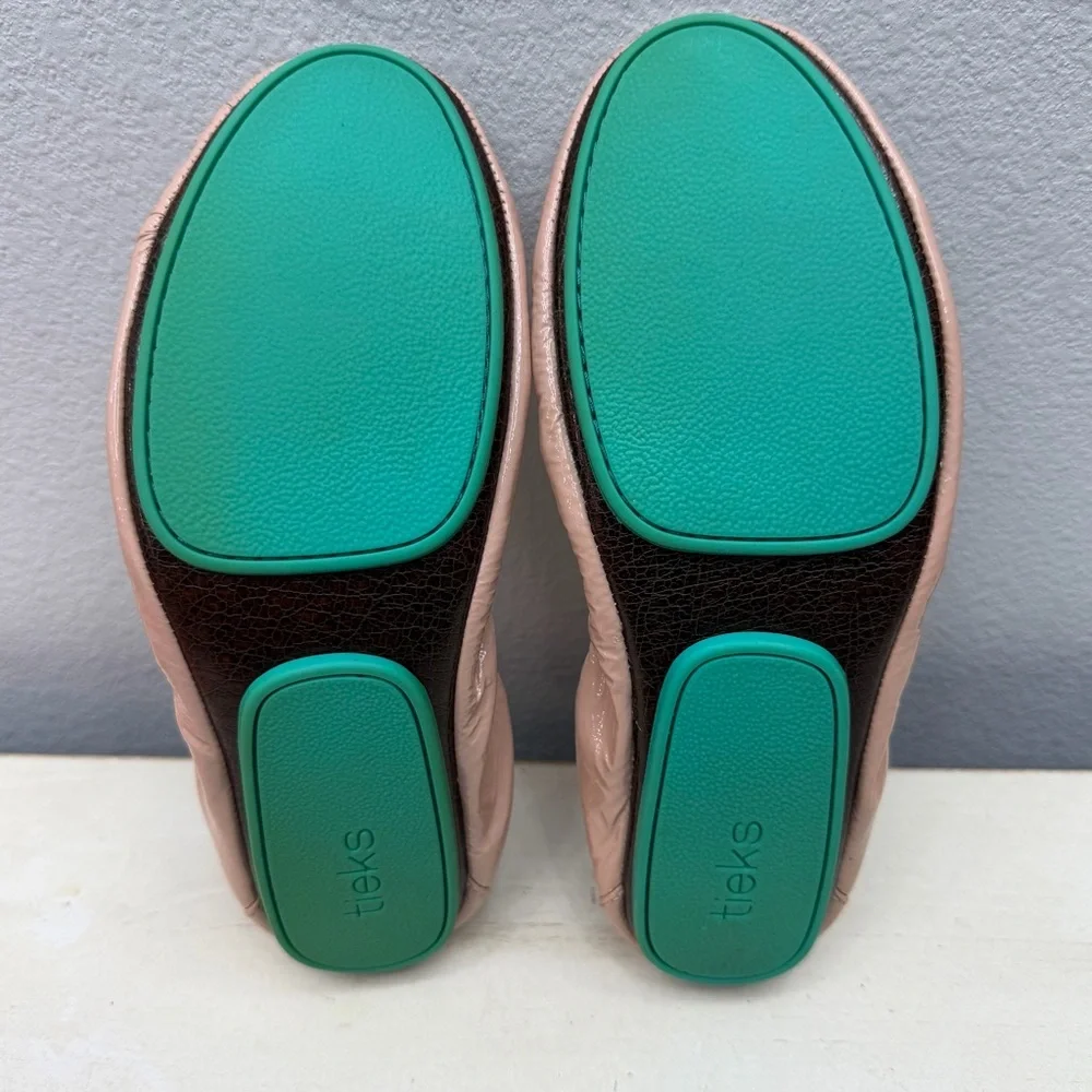 Tieks Pink Blush Patent Leather Ballet Flats Size 7